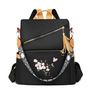 Nuovo <span class=keywords><strong>Zaino</strong></span> Etnico alla Moda, Grande Capacità, Semplice e Casual per Donne, Ideale per Viaggi e Pendolarismo - Product Image 3