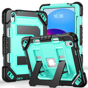 Étui de tablette robuste résistant aux chocs pour <span class=keywords><strong>iPad</strong></span> 11 2025 A16 Étui pour <span class=keywords><strong>iPad</strong></span> 10e génération 10,9 pouces avec protection antichoc - Product Image 2