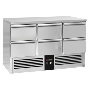 โต๊ะแช่เย็น GGM Gastro PREMIUM - 1370x700 มม. - 6 ลิ้นชัก - Product Image 3