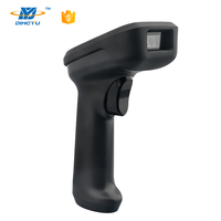 Escáner de Códigos de Barras Inalámbrico DY SCAN Negro de 2.4GHz para Códigos QR 2D, CMOS, Resolución 640x480, Velocidad de Escaneo de 65cm/s para Android