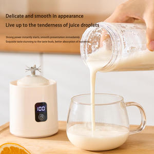<span class=keywords><strong>Licuadora</strong></span> Portátil Recargable USB de Acero Inoxidable para el Hogar, con Capacidad de 500 ml, Inalámbrica - Product Image 4