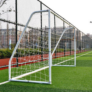 Portería de Fútbol Profesional Personalizable de Aluminio Blanco 120x80cm <span class=keywords><strong>7</strong></span> VS <span class=keywords><strong>7</strong></span>, Diseño Móvil y Duradero, Logotipo Personalizado HG2030 - Product Image 3