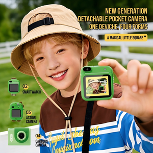 Reloj Inteligente <span class=keywords><strong>con</strong></span> Cámara para Niños Pequeños, Cámara Deportiva <span class=keywords><strong>con</strong></span> Lente Giratoria, Pantalla Táctil HD, Cámara Digital Infantil, Reloj Inteligente de Regalo - Product Image 3