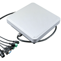 Lecteur RFID intégré circulaire parabolique longue portée avec matériau ABS SDK gratuit pour systèmes de contrôle d'accès