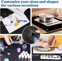 LifeTop Extra Large Tapis en silicone 36 "* 24" Feuille de silicone pour comptoir de cuisine, tapis de protection de table pour résine, peinture, art