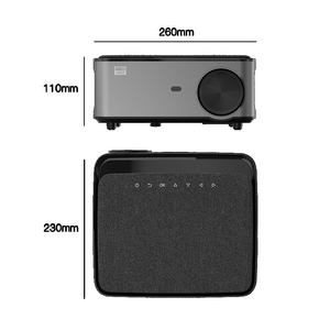 Bán buôn OEM chiếu T28 1080P HD Android 9.0 WIFI video 6000 <span class=keywords><strong>lumen</strong></span> thông minh LCD Máy chiếu di động 4K với chúng tôi cắm đèn <span class=keywords><strong>Led</strong></span> - Product Image 3