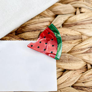 BLISSLIFE lindo diseño dulce acetato fruta en forma de fresa niños Mini pinza para el cabello pequeñas mujeres niñas accesorios para el cabello - Product Image 4