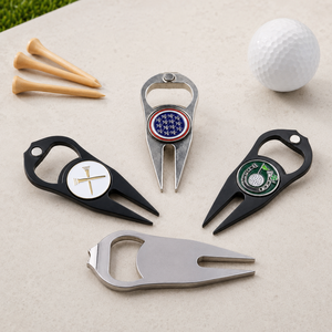 Women Packaging Caps <b>Box</b> Bling Sublimation Shaped Wholesales Foldable Stencil Cartoon Design Golf Ball Marker Zinc Alloy - Product Image 2