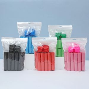 Sacs écologiques en plastique pour déjections canines, 20 rouleaux avec distributeur portable, vente en gros OEM/ODM - Product Image 1