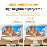 Mini Projecteur Portable K2 à Batterie Rechargeable, Android 11.0, Auto Focus, 5200 mAh, Full HD 1080P 4K, Beamer pour Extérieur