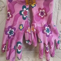 Sarung Tangan Berkebun Wanita Anti Abrasi dari Bahan Rajut Elastis Lembut untuk Perawatan Taman Rumah dan Perawatan Bedeng Bunga
