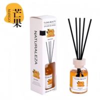 Nouvelle série de fruits huile de diffuseur de roseau sans flamme pour les toilettes intérieures à la maison parfum longue durée arôme d'usine transfrontalier