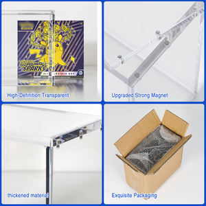 Vitrine d'Exposition Transparente en Acrylique pour Elite Trainer Box Jeu de Cartes à Collectionner, Boîte de Protection ETB en Acrylique Durable de 8 mm avec Couvercle Magnétique - Product Image 4