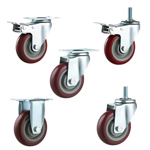Drehbare drehbare Rad rolle Hoch leistungs rolle mit Bremse oder ohne Bremse PVC PU PP Nylon <span class=keywords><strong>Industrial</strong></span> Caster Wheels - Product Image 6