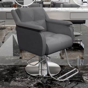 Chaises multicolores pour salon de coiffure, chaises de coloration et de coupe avec accoudoirs, chaises de coiffure pivotantes et réglables - Product Image 4