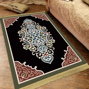 Alfombra de Oración Plegable Hecha de Poliéster/Algodón, Alfombra de Oración Islámica, Alfombra de Oración <span class=keywords><strong>Jana</strong></span> para Niños, Decoración del Hogar - Product Image 2
