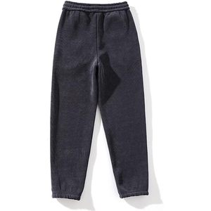 FOXA Women's Corduroy Joggers Fleece <b>Lined</b> Winter <b>Pants</b> With Pockets Breathable Cinch Bottom - Product Image 3