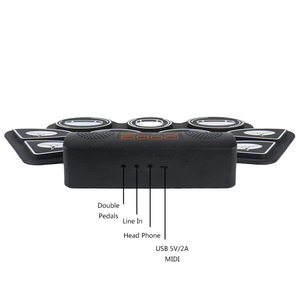 Dr. Cockor — panneau de commande électronique multifonctionnel, tambour avec pédale et <span class=keywords><strong>batterie</strong></span>, 2 haut-parleurs intégrés - Product Image 3