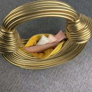 Sac à main de luxe pour femme, style Hobo, sac lune tendance, sac à bandoulière tissé à la main, sac portefeuille en cuir PU, sac bandoulière, lot en stock - Product Image 6