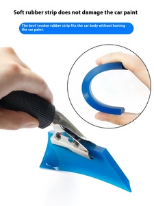 Đa Chức Năng Xe Công Cụ Tạo Kiểu Cửa Sổ Kính Scraper Squeegee Cảm Thấy Cạnh Phim Scraper Xe Phim Công Cụ Màu Sắc Thay Đổi 1 Năm - Product Image 3