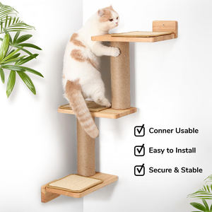 Albero di attività del gatto con Tunnel palla giocattolo Sisal colonna 360 rotazione Pallet fornitura - Product Image 2