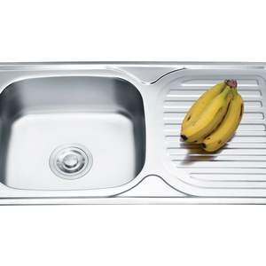 LW-7642 Lavello da Cucina a Doppia Vasca Economico in Acciaio Inox con Rubinetto, Modello 201 - Product Image 3