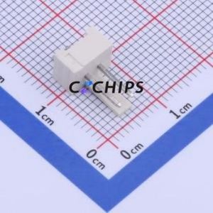 X2510WRS-02-9TSN Wire-to-Board Pin Header SMD,P=2.54mm,Horizontal Mount Connector 1x2P 2.54mm Horizontal Mount 2P - Product Image 1