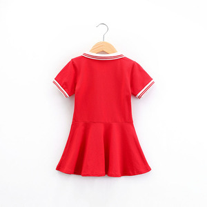 En Stock Falda Polo de Algodón para Niñas, Vestido de Verano de Manga Corta para Bebés - Product Image 5