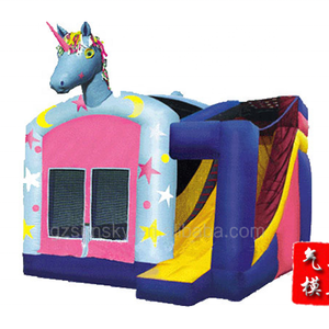 Nouveau grand château gonflable de videur de saut de pastel pour la fête <span class=keywords><strong>d</strong></span>'anniversaires de mariage - Product Image 6