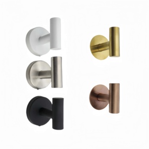 Adhesive/Screws <strong>Wall</strong> <strong>Hooks</strong> Door <strong>Key</strong> Clothes Coat Hanger <strong>Hooks</strong> Bathroom Robe Towel Holder Organizer Hanging <strong>Hook</strong> Kitchen Hardware - Product Image 1