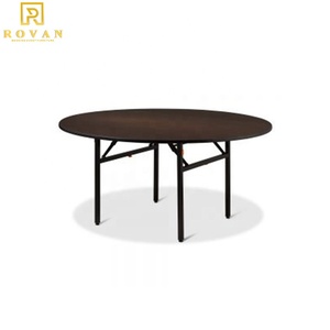 Bán Buôn Vòng Có Thể Gập Lại Bảng Chống Cháy Bàn Tiệc Bàn Ăn Gấp Với Bánh Xe Cho Đám Cưới Và Sự Kiện - Product Image 2