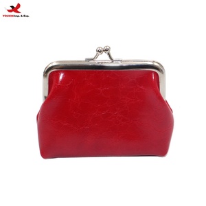 Women Short Wallets Portable Pu Clutch Bags Small Coin Purse Lipstick Storage Wallet <b>Clip</b> with Buckle RTS Bulk Mixed Order - Product Image 1