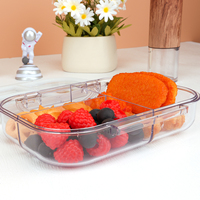 Boîte à lunch de dessin animé scellée, boîte à bento divisée pour fruits, étanche, micro-ondable, chauffable, 3 compartiments, enfants, employés de bureau, étudiants