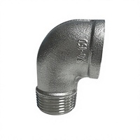 Raccord de tuyauterie en acier inoxydable 304/316, coude à 90 degrés mâle-femelle, anti-rouille, taille 1/4'' pour moteur de yacht marin TMH