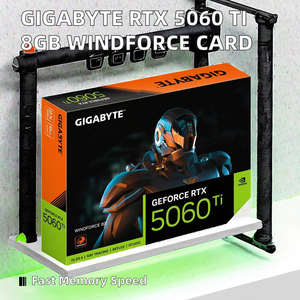 GIGABYTE GeForce RTX 5060 Ti WINDFORCE 8G Nueva Tarjeta Gráfica con Ventilador de 8GB GDDR7 PCIe 5.0 Memoria DDR de 320 bits para Estación de Trabajo - Product Image 2