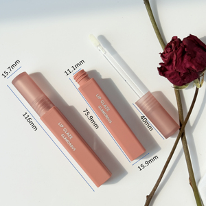 Tubos de Brillo Labial Personalizados de 5 ml de ABS con Caja y Logotipo, Envase de Brillo Labial con Etiqueta Privada y Aplicador Delgado - Product Image 6