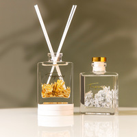 Diffuseur d'huiles essentielles en or doré de luxe léger, coffret cadeau, désodorisant, décoration d'intérieur, salon, chambre à coucher