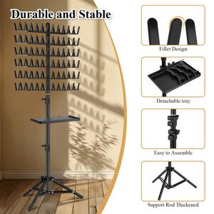 Soporte Plegable y Ajustable para Trenzar Cabello, Fabricado con Precisión en China, para Almacenamiento de Extensiones de Cabello, Precio de Fábrica - Product Image 4