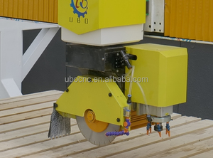 <span class=keywords><strong>Scie</strong></span> à pont CNC 4+1 haute performance pour la découpe de pierres tombales en granit, la transformation du marbre, du quartz et la fabrication de comptoirs de cuisine et de carreaux - Product Image 2