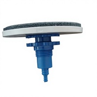 Diffuseur d'air rond en plastique écologique pour poissons et fruits de mer, diffuseur d'oxygène à bulles fines pour l'aération des aquariums