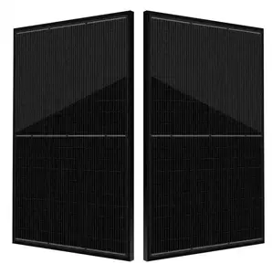 전체 블랙 jinko 태양 전지 패널 400w 410w 420w 390 와트 태양 전지 패널 가정용 지붕 패널 시스템