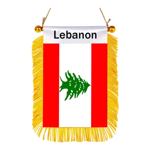 Drapeau mexicain personnalisé à franges, double face, avec <span class=keywords><strong>ventouse</strong></span> pour fenêtre et décoration de rétroviseur de voiture - Product Image 1