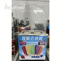 Nouvelle machine à glaces sur table, design innovant, 32 bâtonnets, pour la fabrication simultanée de glaces