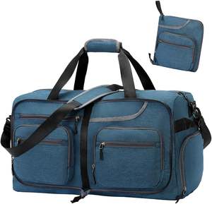 Free sample Large Capacity Carry on Fitness Sports Gym <b>Bag</b> Portable Weekender <b>Overnight</b> <b>Bag</b> Yoga Tote <b>Bag</b> - Product Image 1