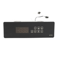 Termostato digital programable de alta gama KT-70 controla cuatro cargas: salidas de refrigeración y descongelación, iluminación y ventilador.