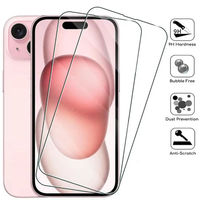 Protection d'écran en verre trempé 18/17/16/15/14/13 Plus/Pro/XS Max/XR/7/8/6s Plus/11/12 2.5D Ultra-fin 0.33mm Dureté 9H 3