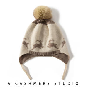 Automne hiver enfants dinosaure tricoté <span class=keywords><strong>oreille</strong></span> rabat chapeau gant ensemble pompon bonnet écharpe <span class=keywords><strong>cache</strong></span>-cou dessin animé conception pour bébés - Product Image 5
