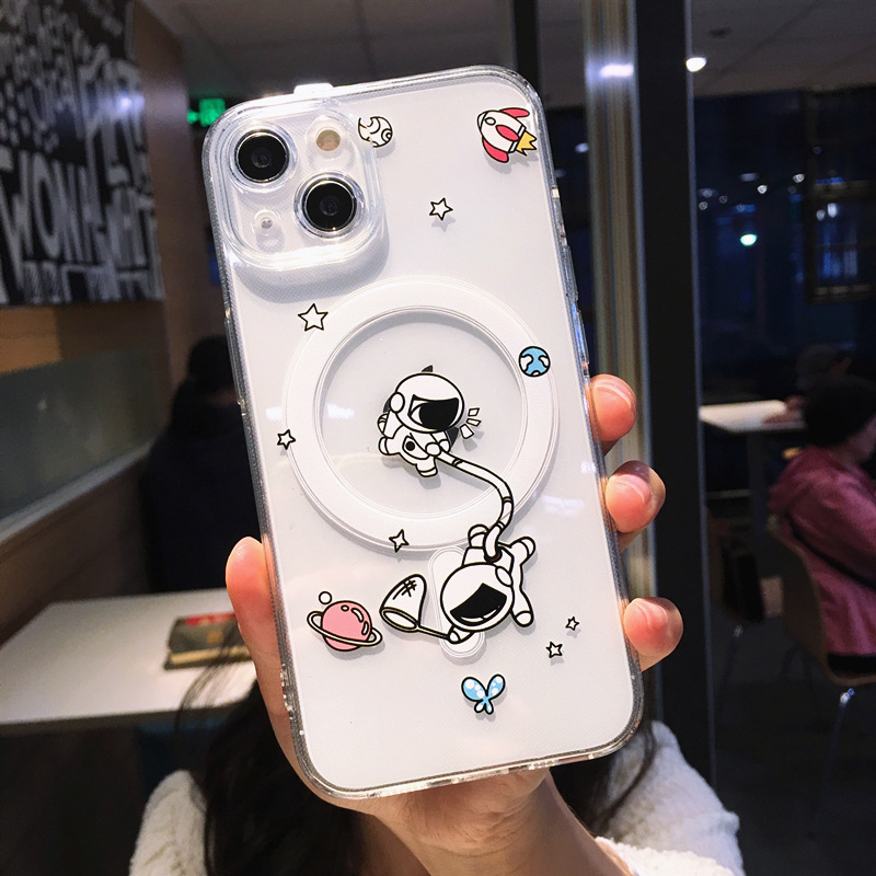 Medusa astronauta transparente