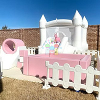 Ensemble d'équipement de jeu souple Clôture d'escalade intérieure/extérieure pour enfants Fêtes École et centres commerciaux Piscine à balles Exercice amusant