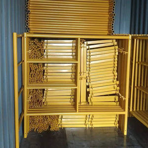 Andamios de Acero con Estructura en H, Material de Construcción, Plataforma de Trabajo Extensible para Construcción - Product Image 6